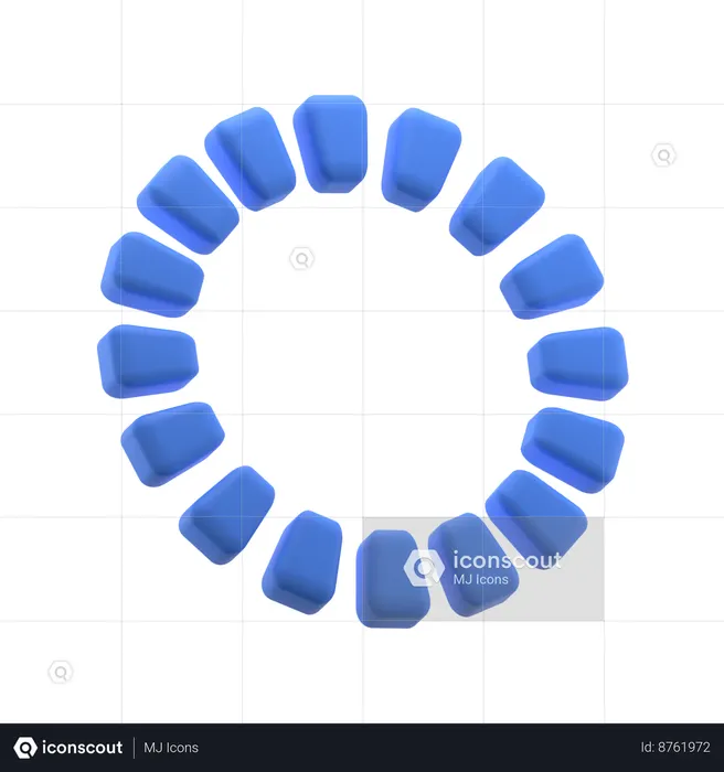 Cube Array  3D Icon