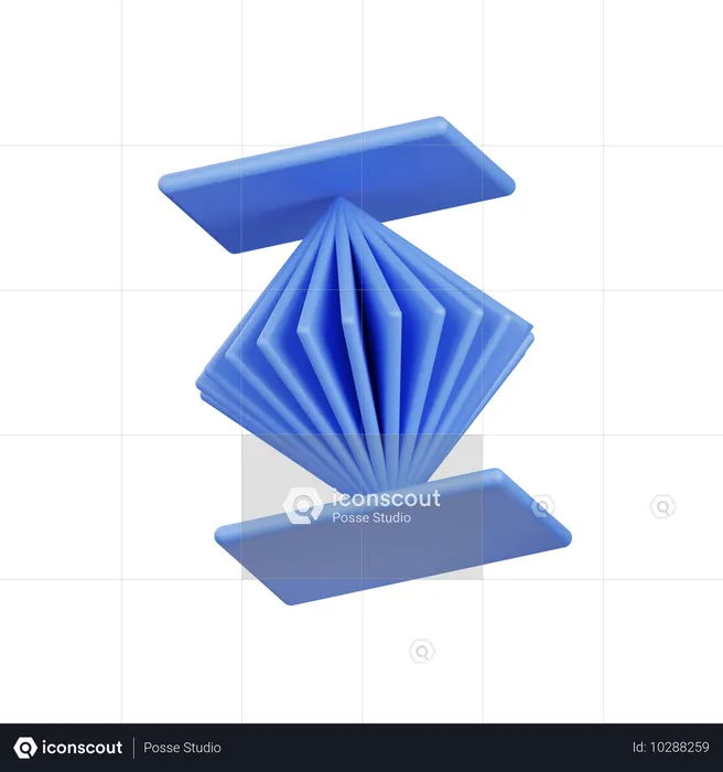 큐브 모서리 분할된 구  3D Icon