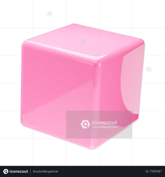 Cube Shape  3D Icon