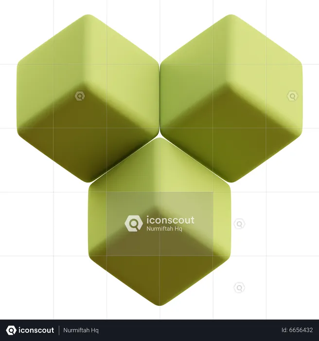 Cube Shape  3D Icon