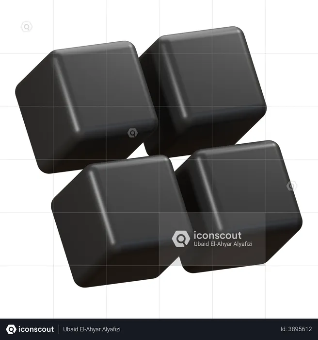 Cubes  3D Illustration