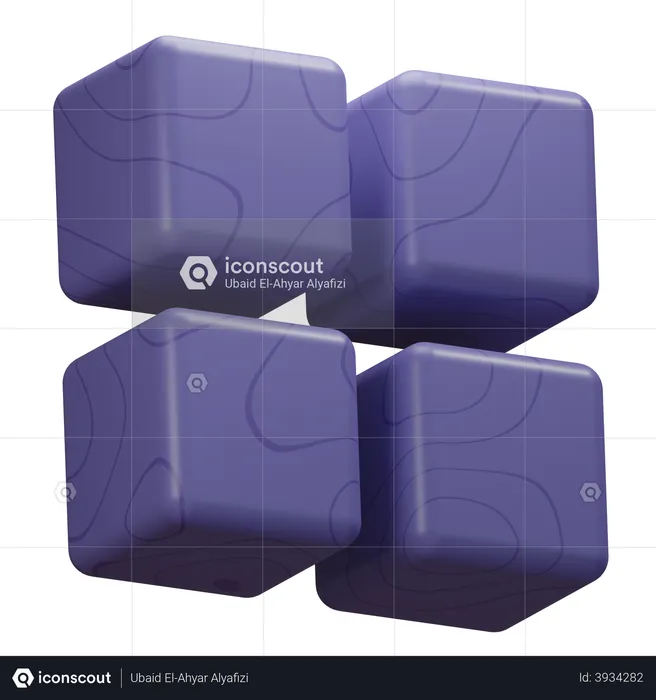 Cubes  3D Illustration