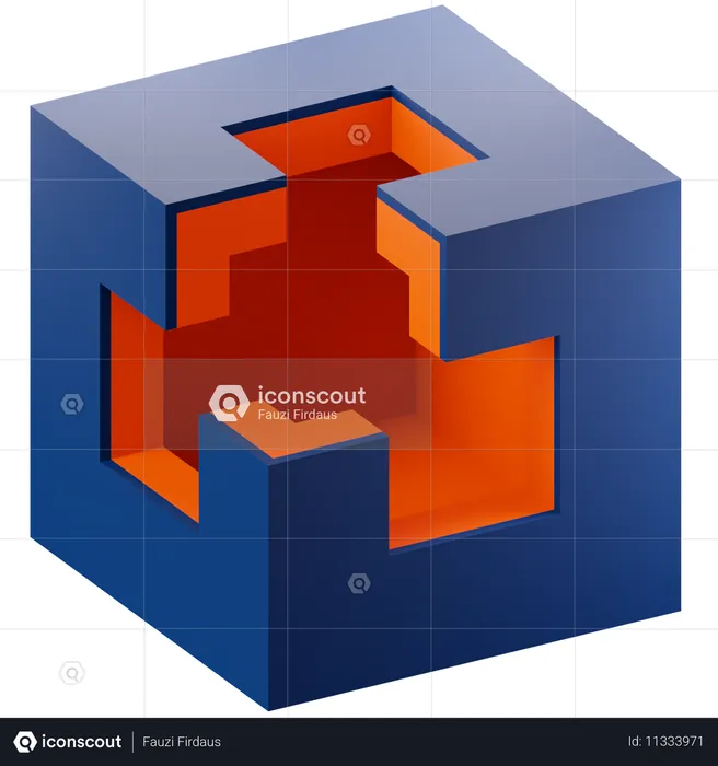 Cubo  3D Icon