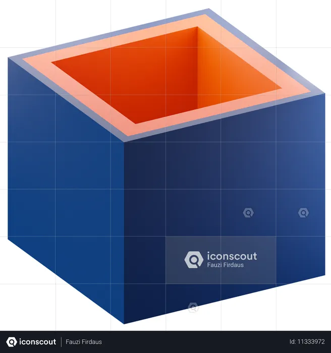 Cubo  3D Icon