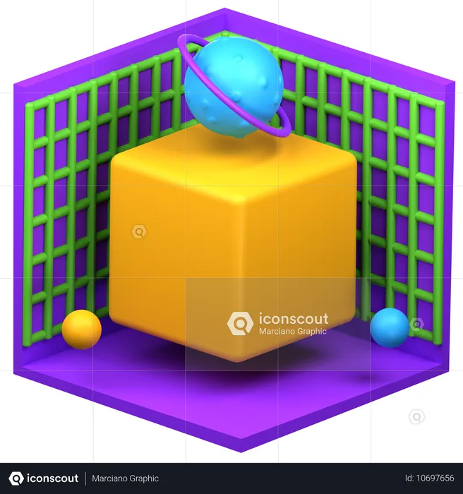 Cubo 3D  3D Icon