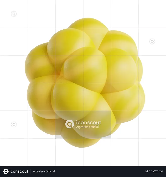 Cubo abstrato circulo  3D Icon