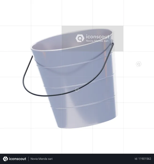 Cubo de agua  3D Icon