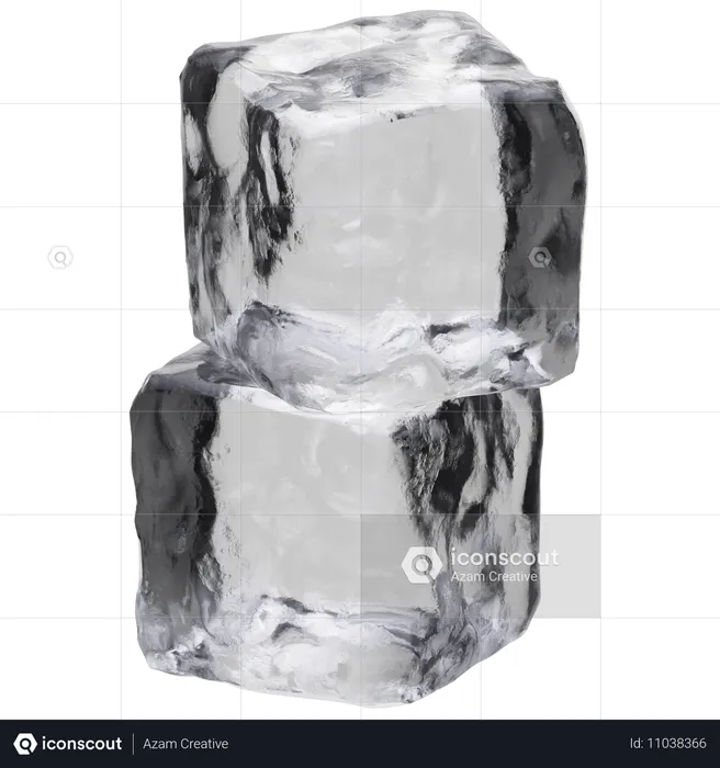 Cubo de hielo 2  3D Icon