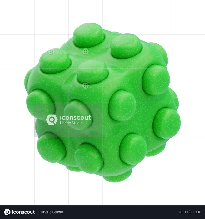 Cubo cravado  3D Icon