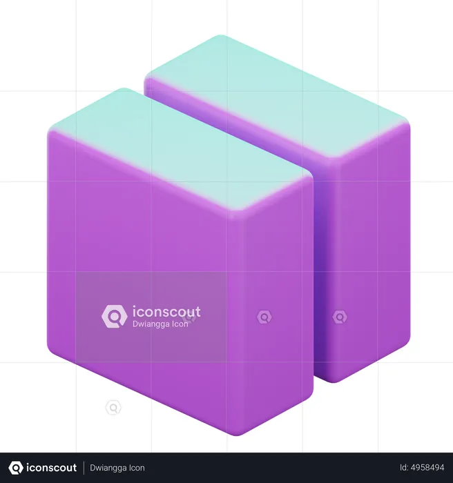 Cubo Geométrico  3D Icon