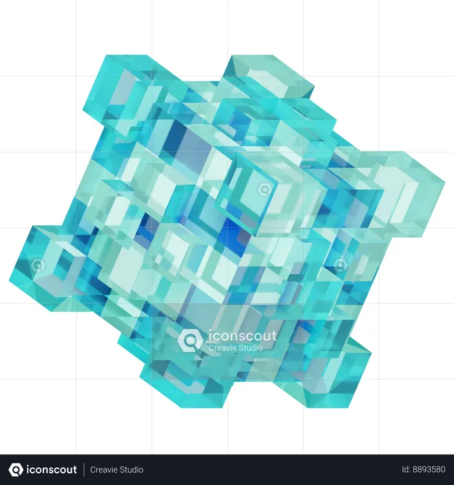 Cubo maestro  3D Icon