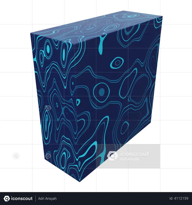 Cuboid  3D Illustration