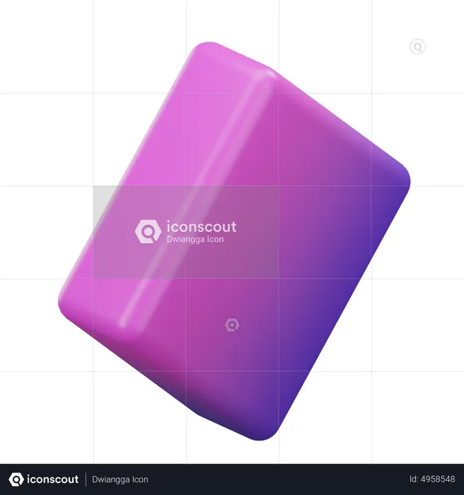 Cuboid Prism  3D Icon