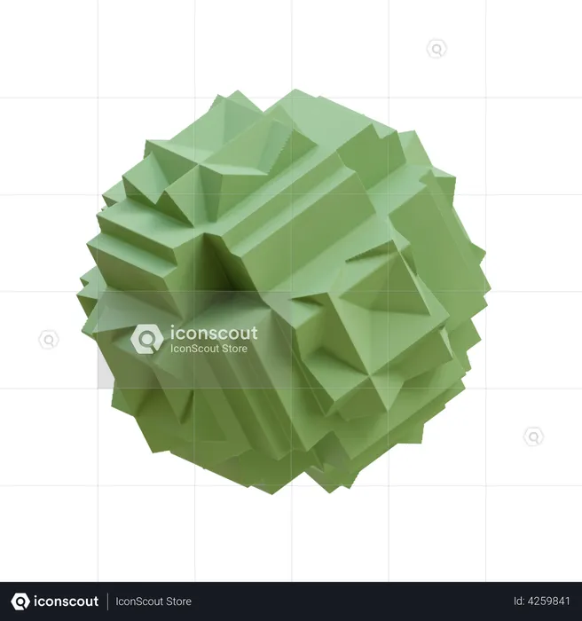 Cuboidal Tesseract  3D Icon