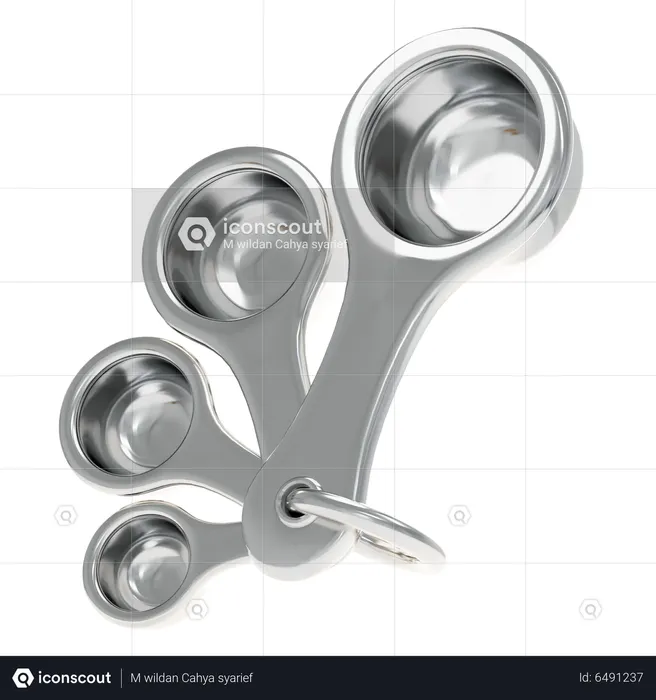 Cuchara medidora  3D Icon