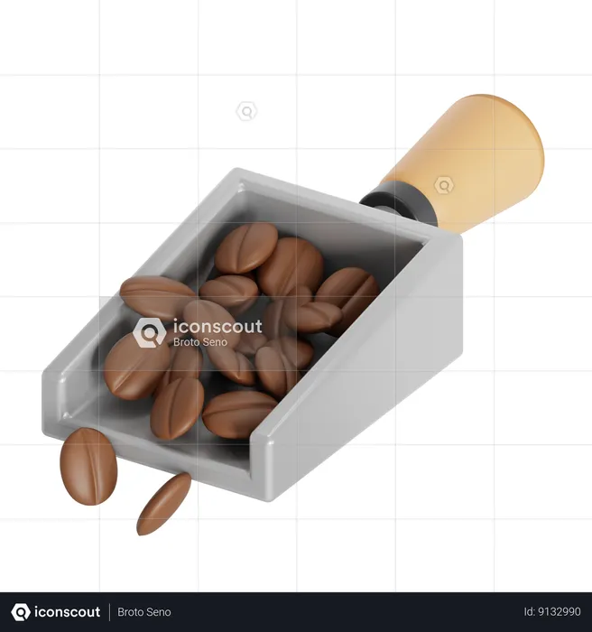 Cucharada de café  3D Icon