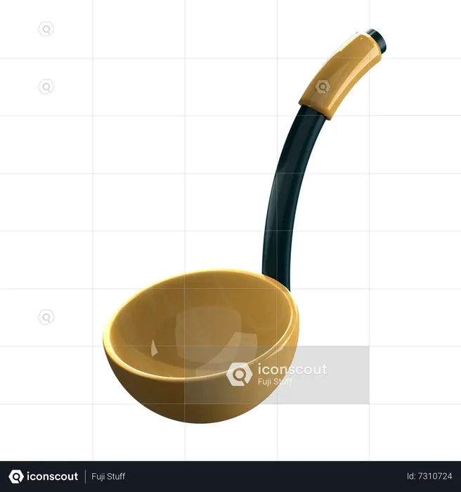Cucharón de sopa  3D Icon