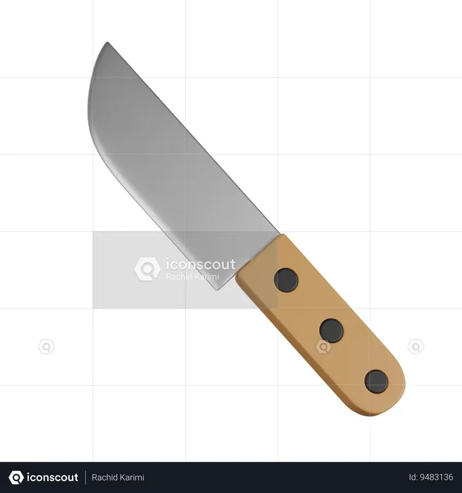 Cuchillo  3D Icon