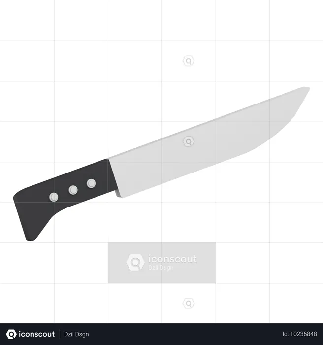 Cuchillo  3D Icon