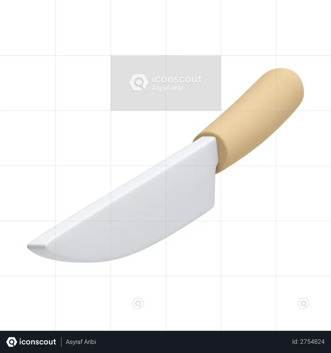 Cuchillo  3D Illustration