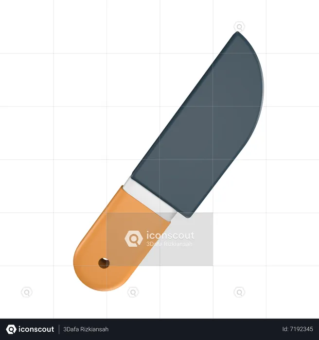 Cuchillo de chef  3D Icon