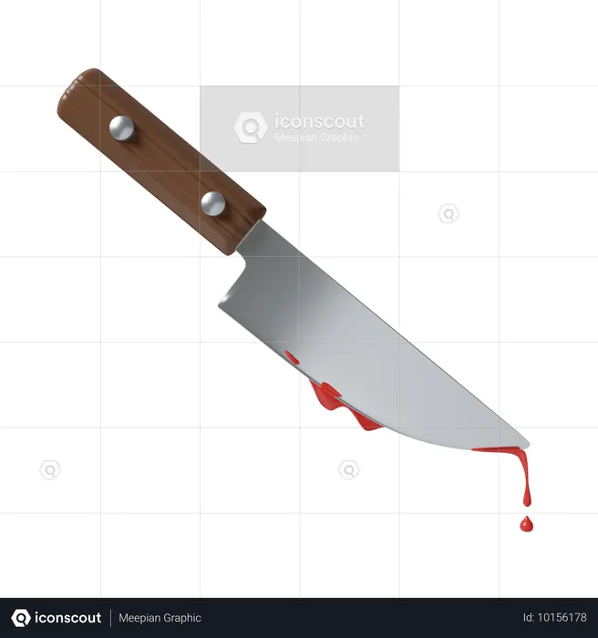 Cuchillo de halloween  3D Icon