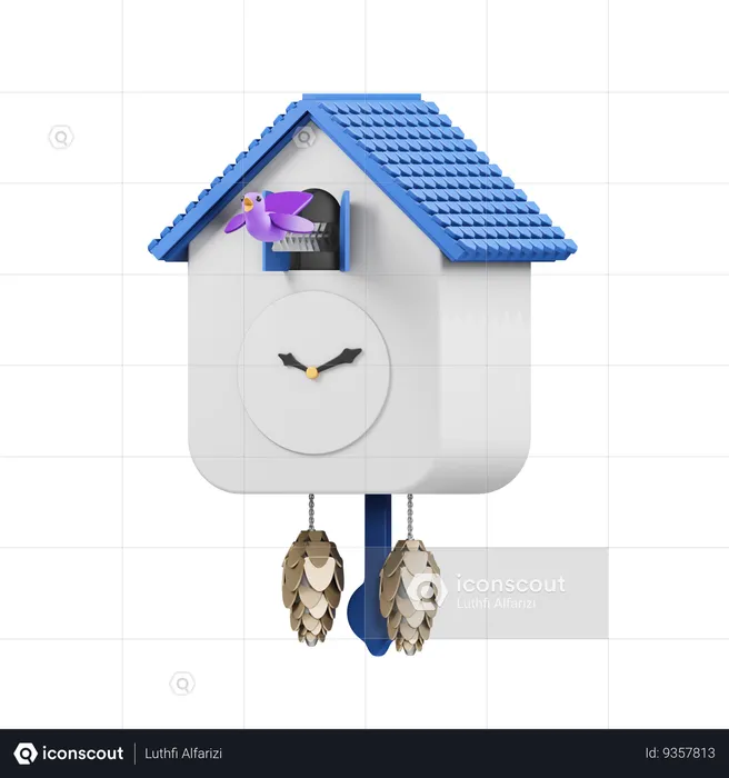 Cuckoo clock  3D Icon