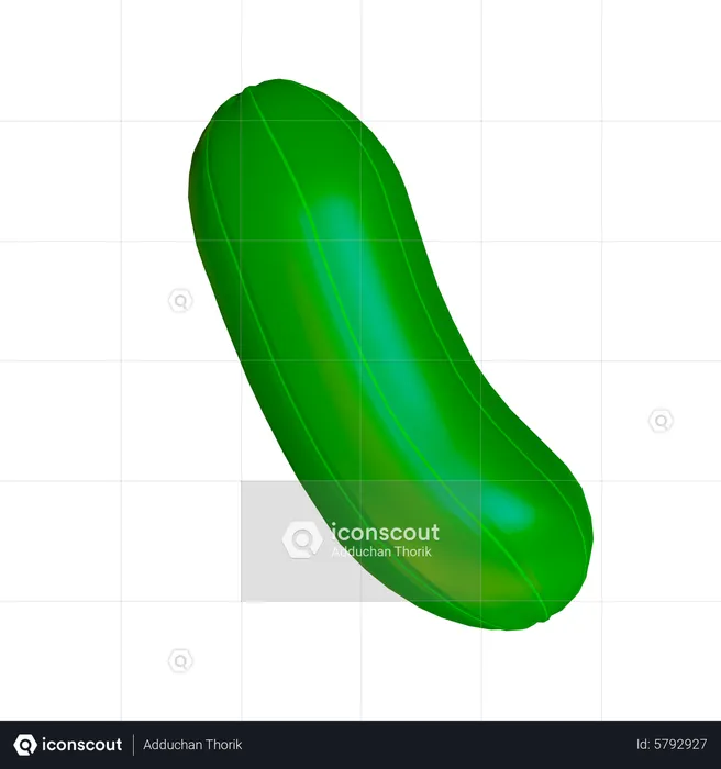 Cucumber  3D Icon