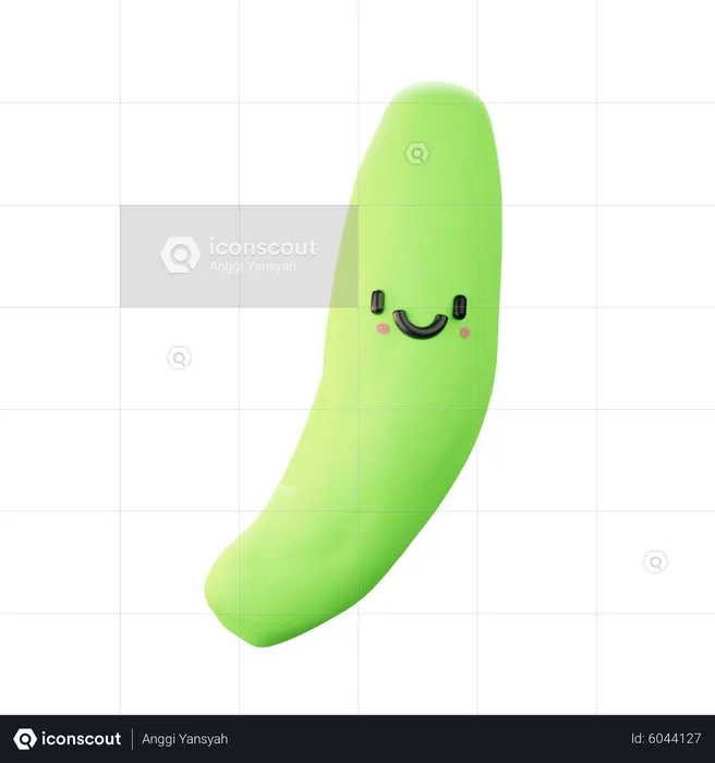 Cucumber  3D Icon