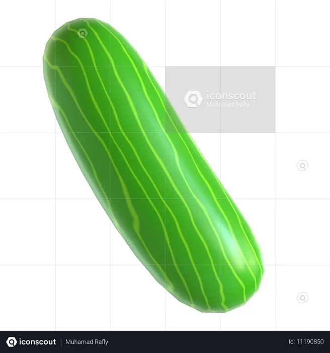 Cucumber  3D Icon