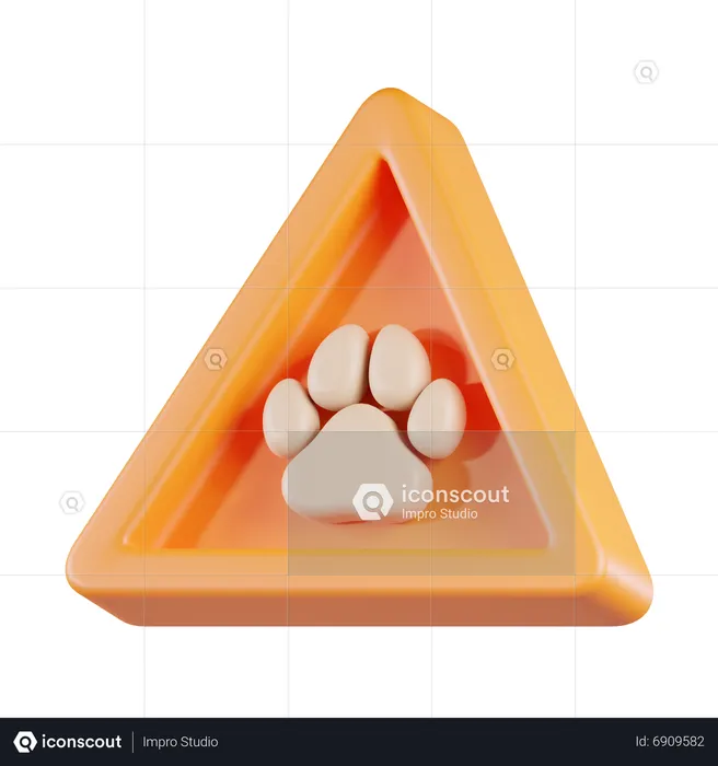 Cuidado con los animales  3D Icon