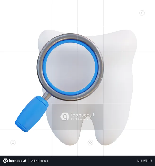 Cuidado dental  3D Icon