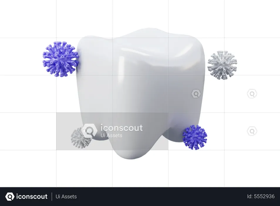 Cuidados com os dentes  3D Icon
