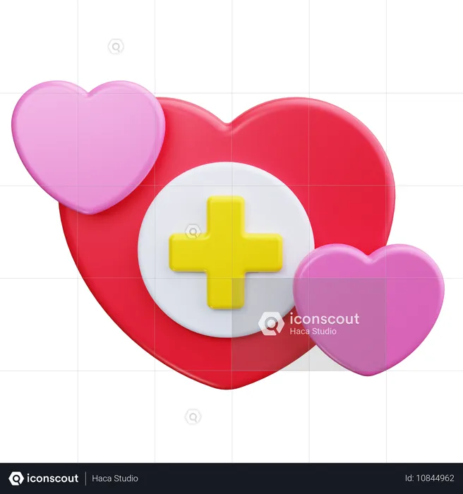 Assistência médica  3D Icon