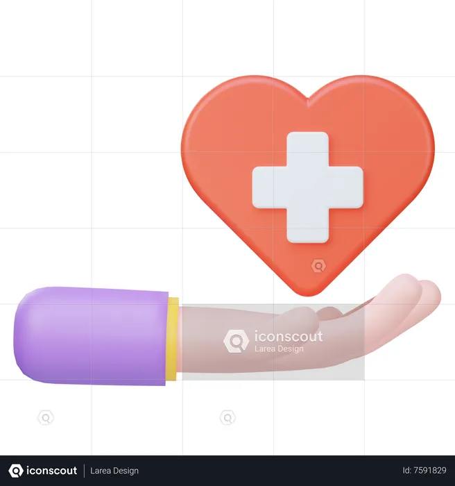 Assistência médica  3D Icon