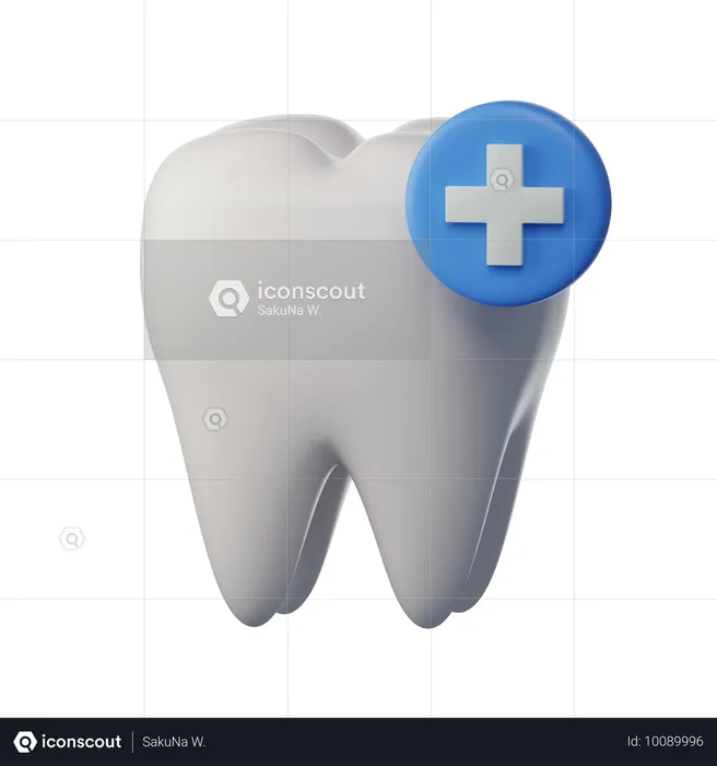 Cuidado dental  3D Icon