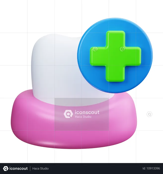 Cuidado dental  3D Icon