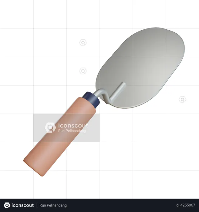 Cuillère à maçonnerie  3D Icon