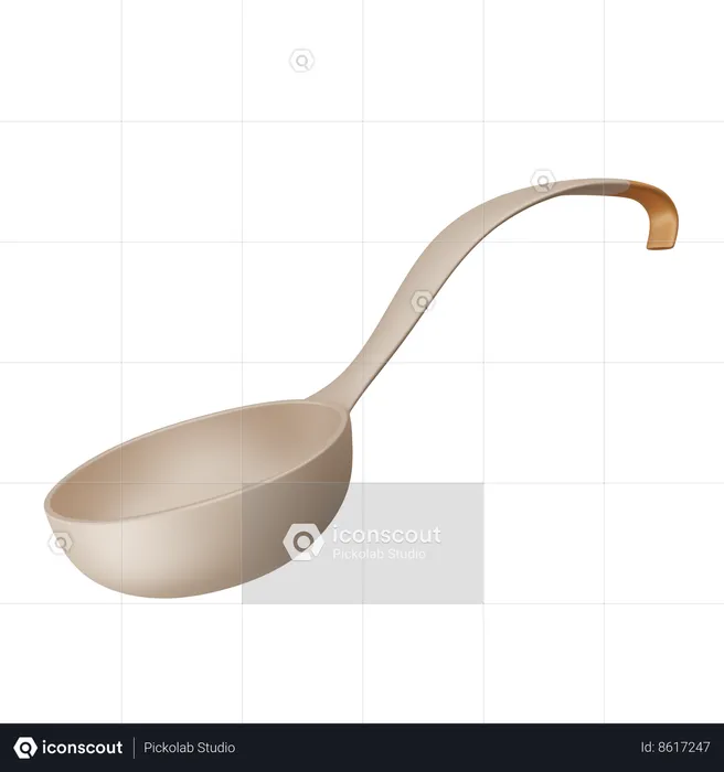 Cuiller à soupe  3D Icon