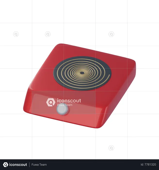 Cuisinière électrique  3D Icon