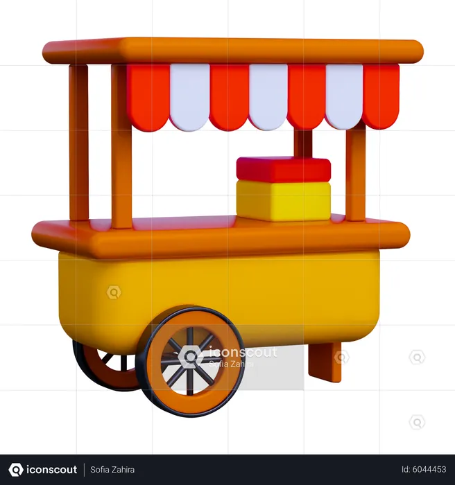 Culinary Cart  3D Icon