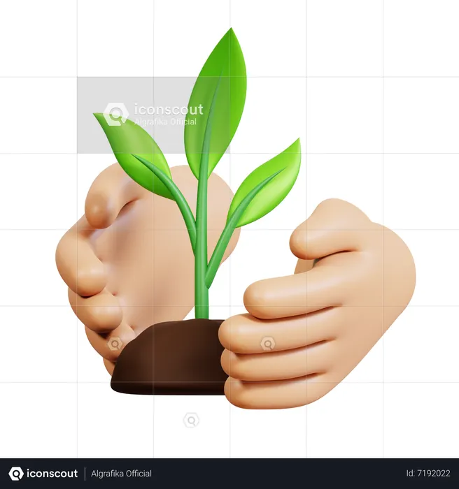 Cultivate  3D Icon