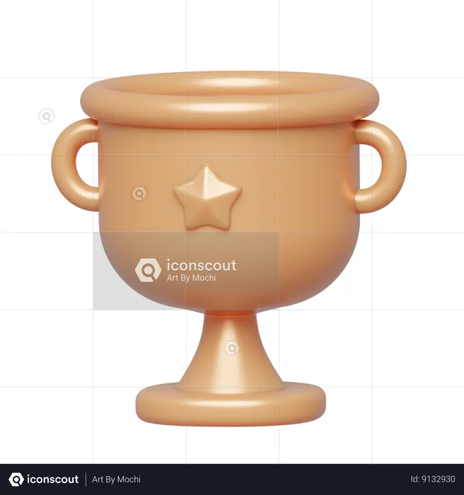 Cup Bronze  3D Icon