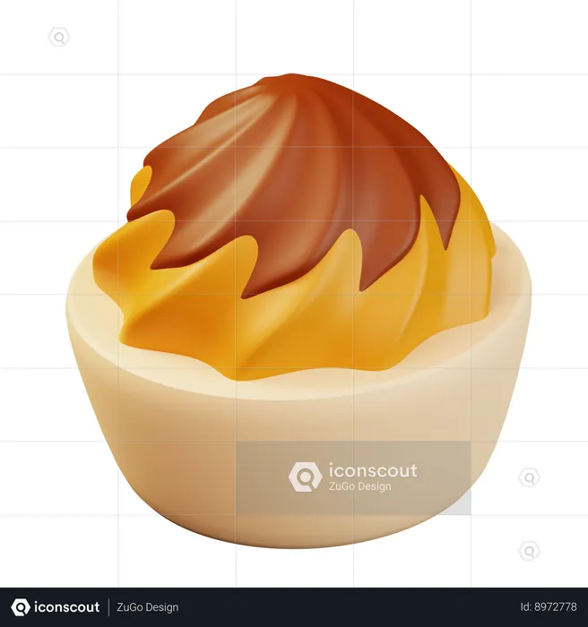 Cup Cake  3D Icon