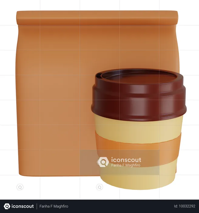 Cup Food Container  3D Icon