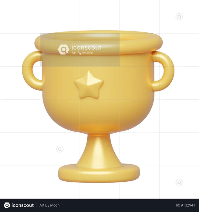 Cup Gold  3D Icon