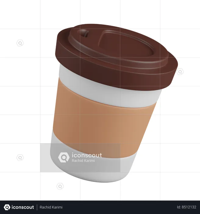 Cup of coffe  3D Icon