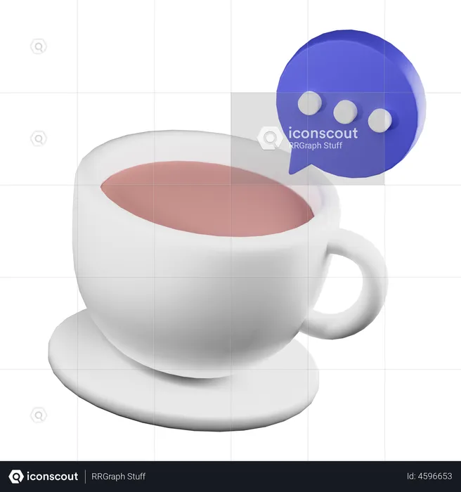 Cup Of Coffee  3D Illustration