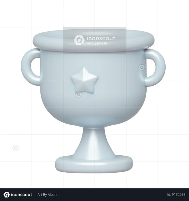 Cup Silver  3D Icon