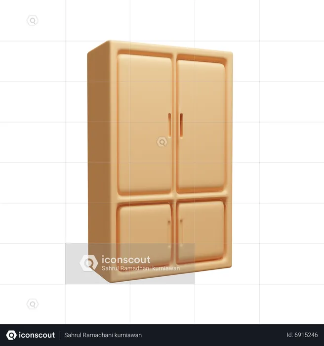 Cupboard  3D Icon